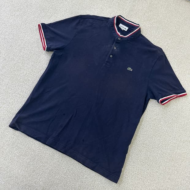 XL 라코스테 반팔 카라 셔츠 0320D
