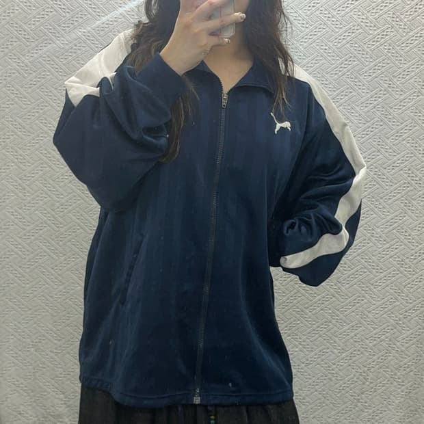 푸마 재팬 올드스쿨 오버핏 트랙탑 져지 집업 105 C05952