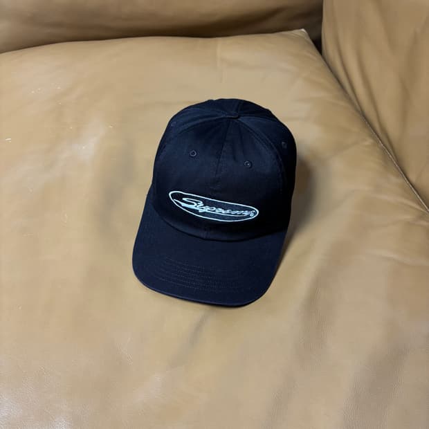 슈프림 6패널 볼캡 모자 23ss 오발 블랙