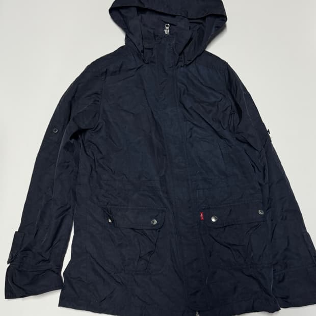 희귀!! 여성 리바이스 레드탭 유틸리티 후드 헌팅 자켓 S