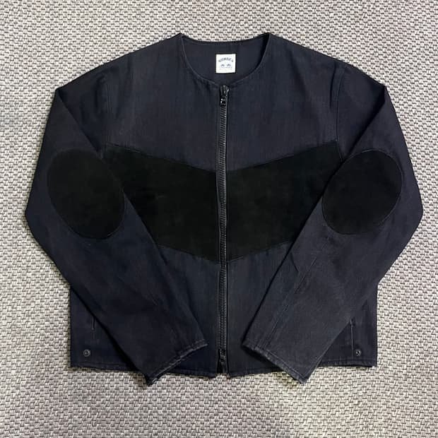 17AW 선씨(SUNSEA) 코튼 스웨이드 블루종 블랙 (Size 3)