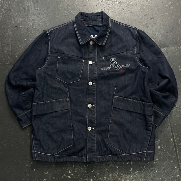 100 MLB 00s 올드스쿨 데님 자켓