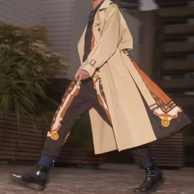 toga archive h&m트랜치 코트