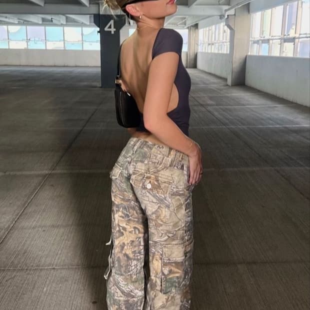 REAL TREE CARGO PANTS BROWN