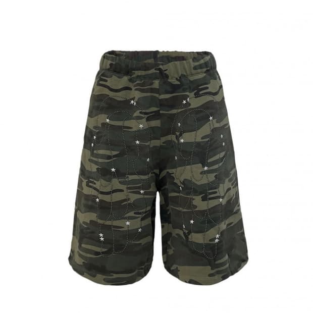 익스파이어드걸 윙 스터드 카모 버뮤다 팬츠