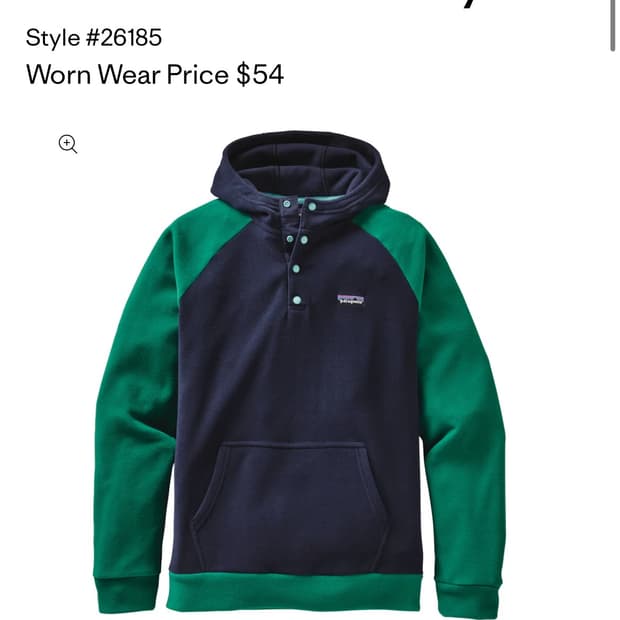 [L] 파타고니아 Micro D 후디 네이비/그린