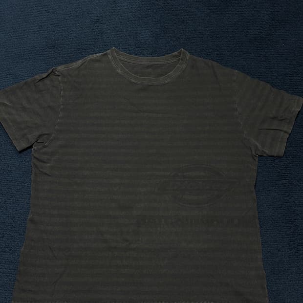 해칭룸 디키즈 VTG 스트라이프 티셔츠 Dyed Blue [2사이즈]