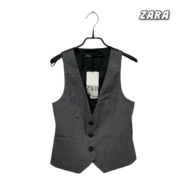 ZARA 자라 3버튼 조끼 베스트 (새상품) (일본판)