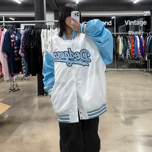 마제스틱 다저스 봄버 자켓