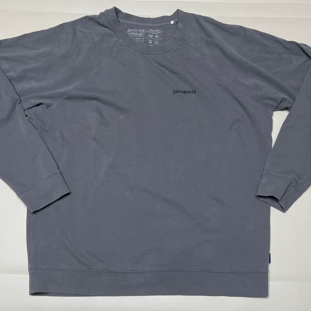 파타고니아 오가닉 맨투맨 XL 그레이