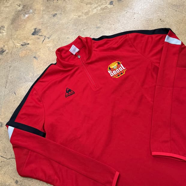 [정품/XL] 르꼬끄 FC서울 축구 유니폼 상의 레드 b15