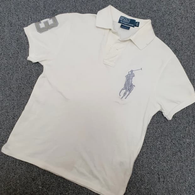 정품 폴로랄프로렌 빅포니 카라 반팔티 XS