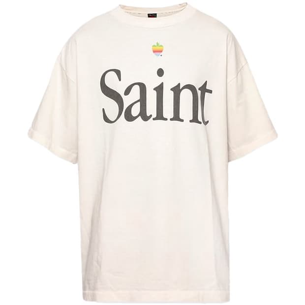 세인트미카엘 23SS 애플 오마주 티셔츠 XXL