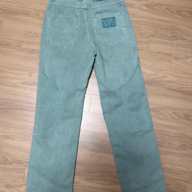플라스틱프로덕트 mpa calf pocket pants 에메랄드