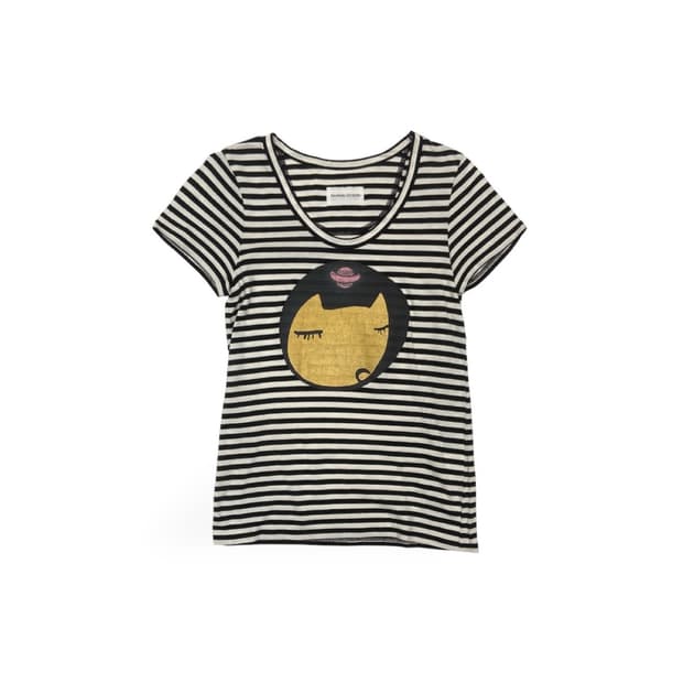 Tsumori Chisato Cat Border T-Shirt