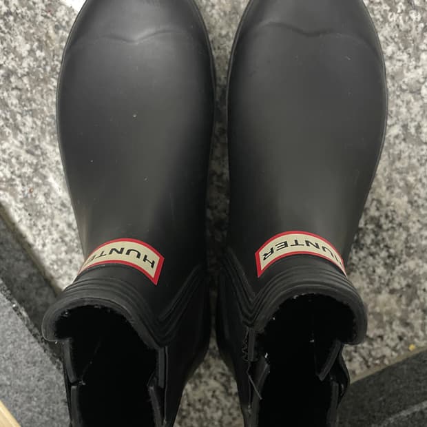 헌터 오리지널 첼시부츠 장화 레인부츠 225