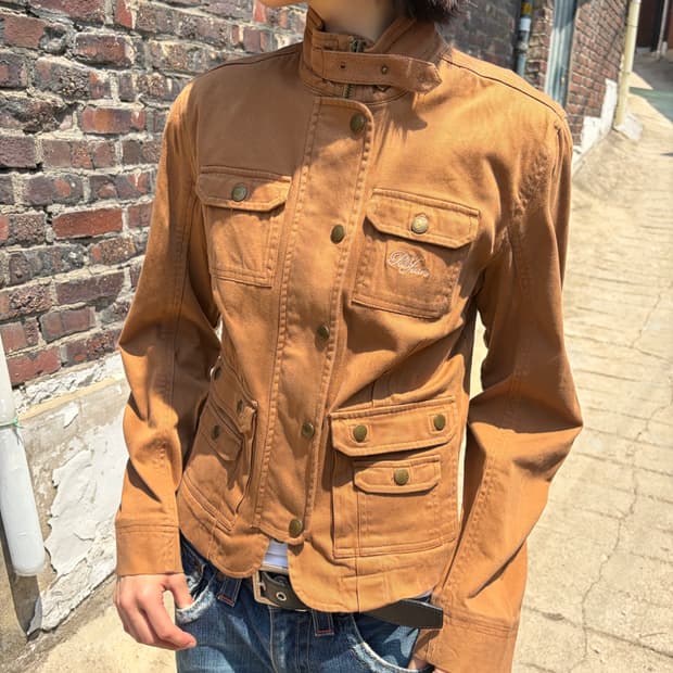 Polo Jeans 밀리터리 코튼 라이더 자켓 M
