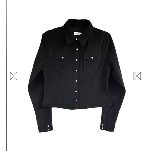 애즈온 제니스 셔츠 블랙