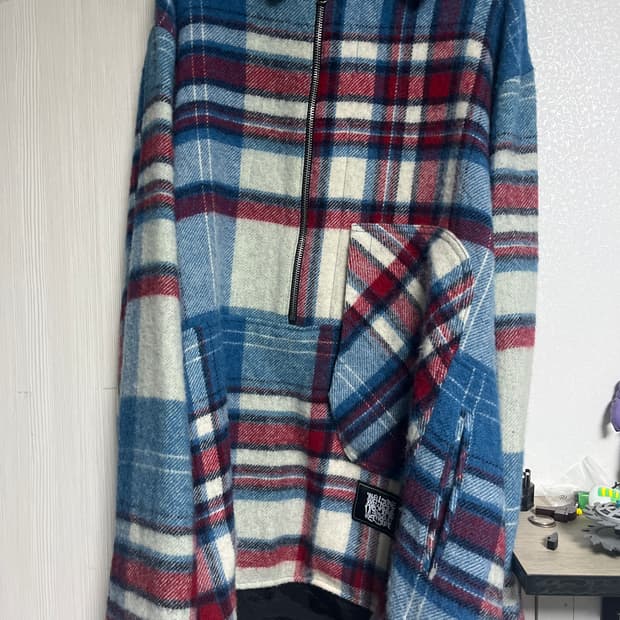 Checked wool shirt we11done