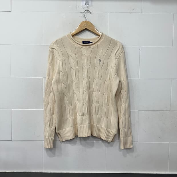 폴로 랄프로렌 꽈배기 니트