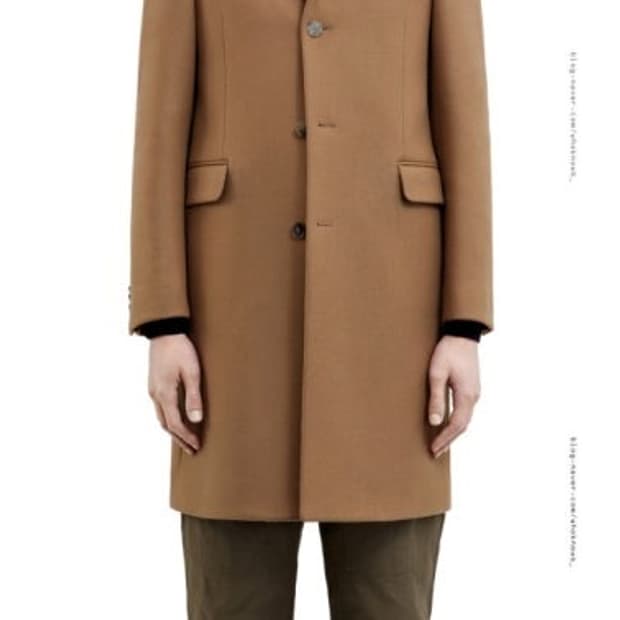 아크네 스튜디오 우먼즈 가렛 카멜 코트