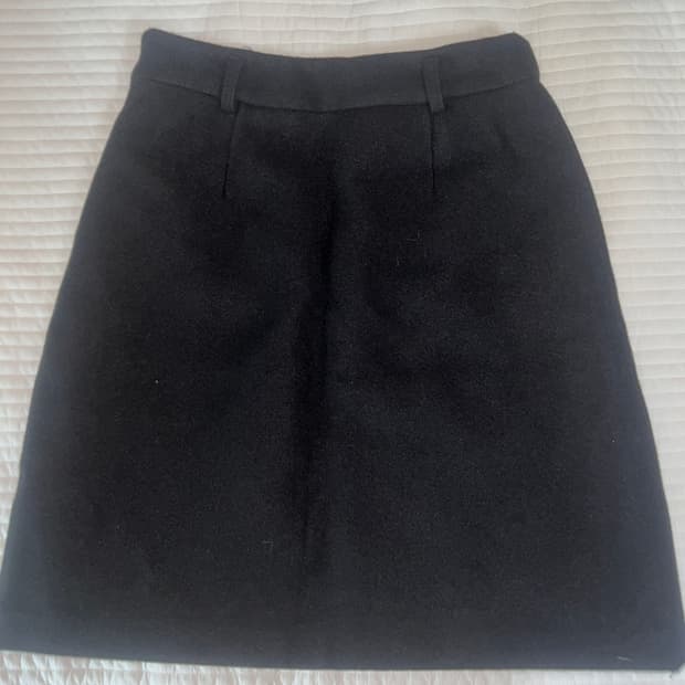 wool midi skirt 울 미디 스커트