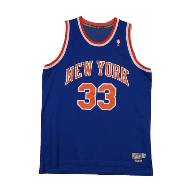 아디다스 NBA 뉴욕 닉스 유잉 농구 져지 나시 2XL