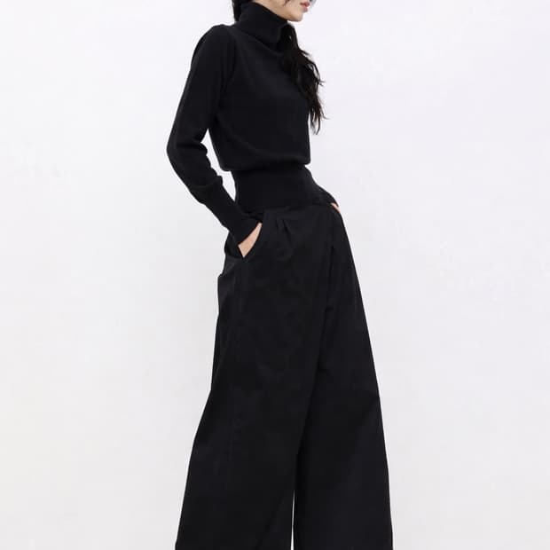 (당일발송) 트리밍버드 캐시미어 목 폴라 니트 판매합니다.