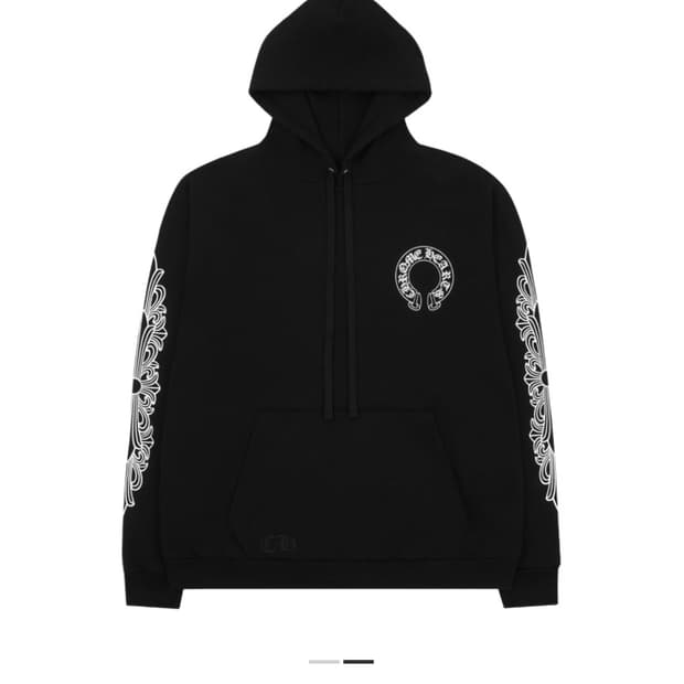 크롬하츠 플로럴 후드티 m