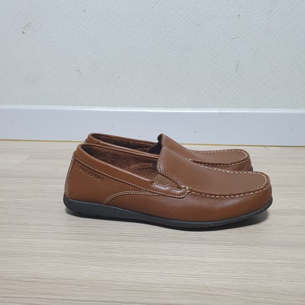 락포트 브라운 가죽 남성 로퍼 250