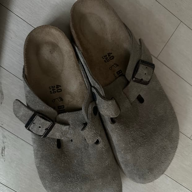 새상품 버켄스탁 레더 토프 레귤러 40