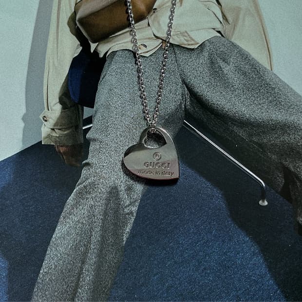 구찌 하트 인 러브 목걸이