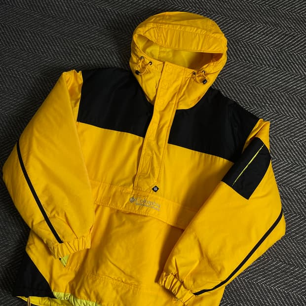 컬럼비아 USA 올드스쿨 박시핏 아노락 점퍼y 3274