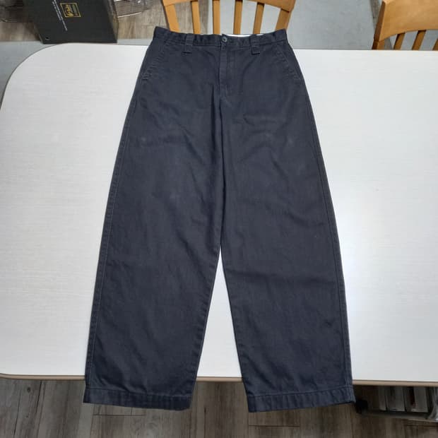 29 유니끌로U 와이드 치노팬츠 블랙 29-559