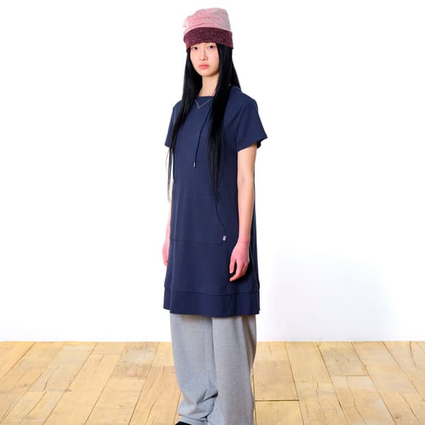 코이세이오 038 MINI WAFFLE HALF HOODIE ONE PI