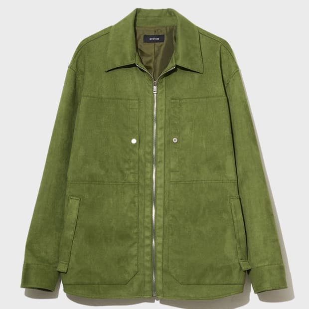 시스템옴므 스웨이드 집업 점퍼 (SH2C0-WSH702)