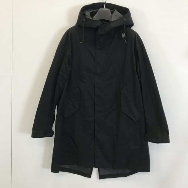 유니클로 블록테크 피쉬테일 파카 블랙 [L]