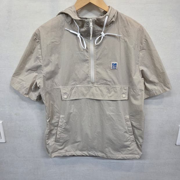 코닥 코어 우븐 아노락 후드반팔 자켓 90 s