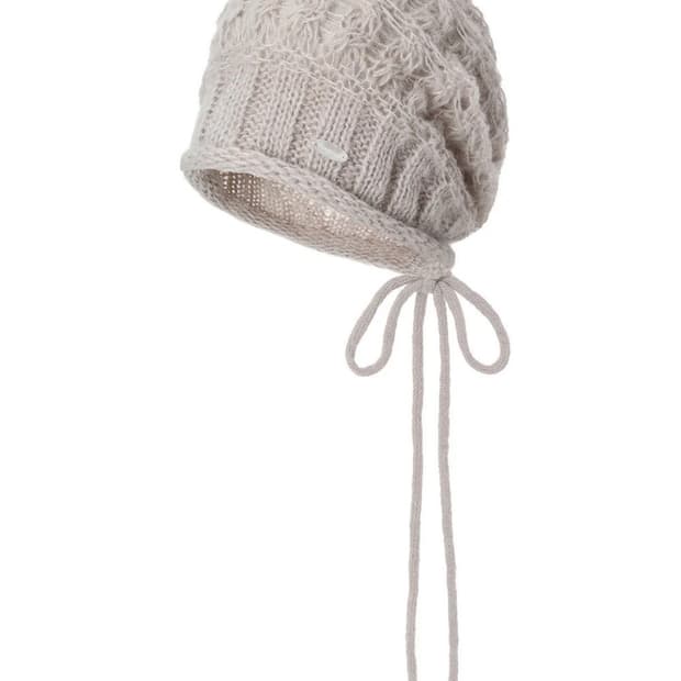 쓰리타임즈 멜로우 비니 베이지