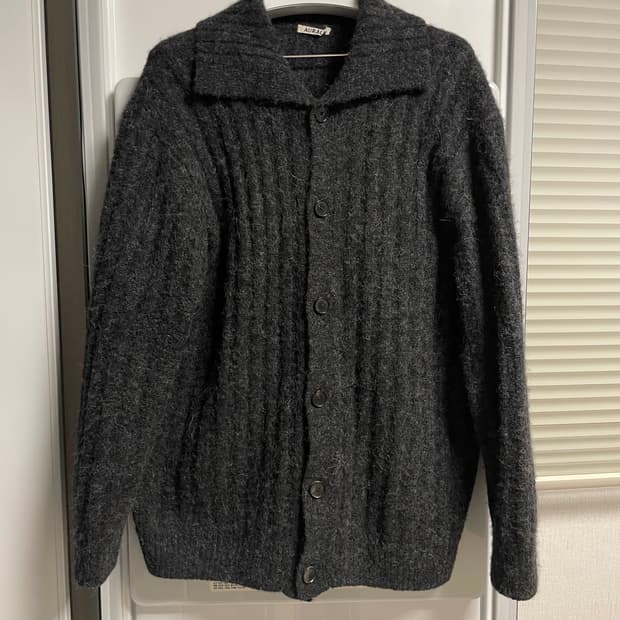 [5] 오라리 베이비 알파카 와이드 립 가디건