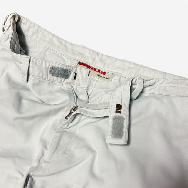 (50)프라다 코튼 팬츠