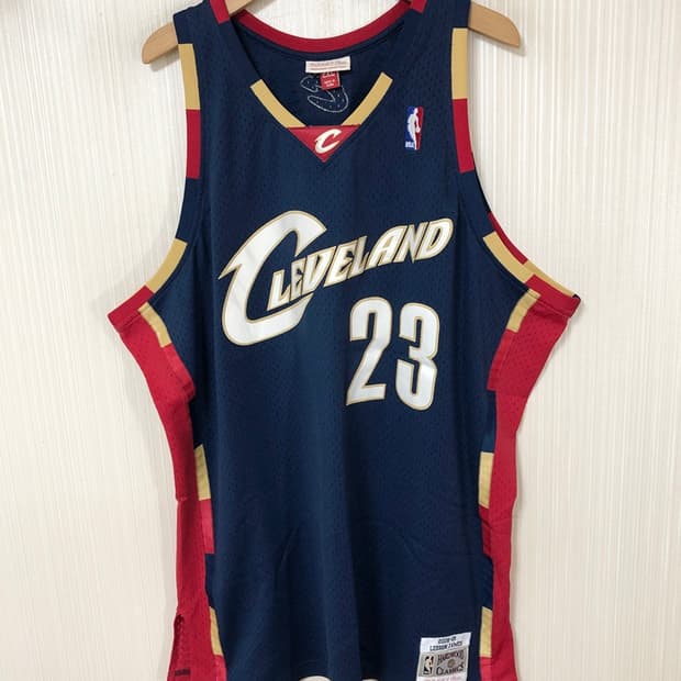 NBA 미첼앤네스 클리블랜드캐벌리어스 르브론 시티에디션 스윙맨 2XL