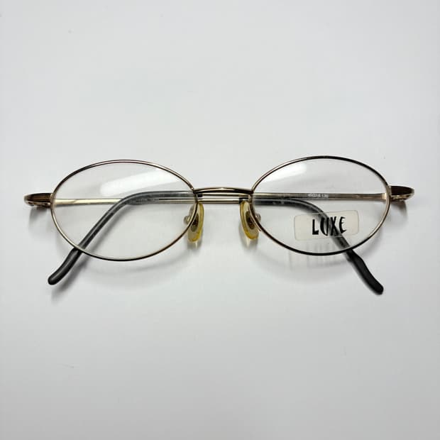 빈티지 오벌형 안경(LUXE 샤프 오벌 스트레이트 안경)
