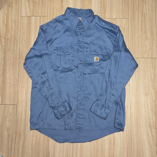 칼하트 코튼 셔츠 블루