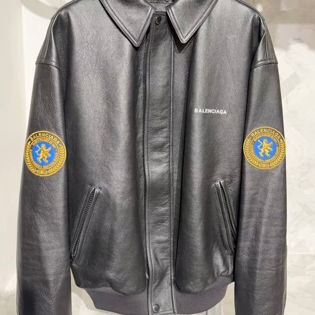 발렌시아가 택시 레더 자켓