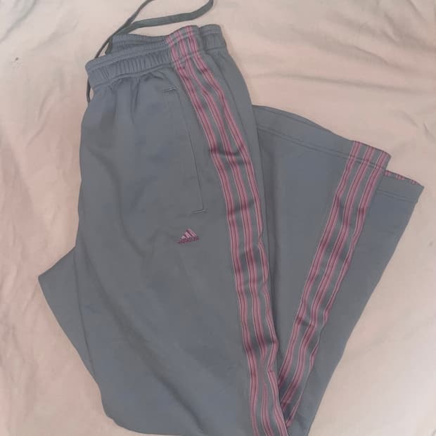 대장템 아디다스 팬츠 핑크 그레이