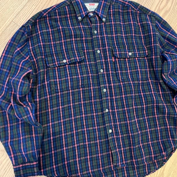 빈티지 90s 리바이스 플란넬