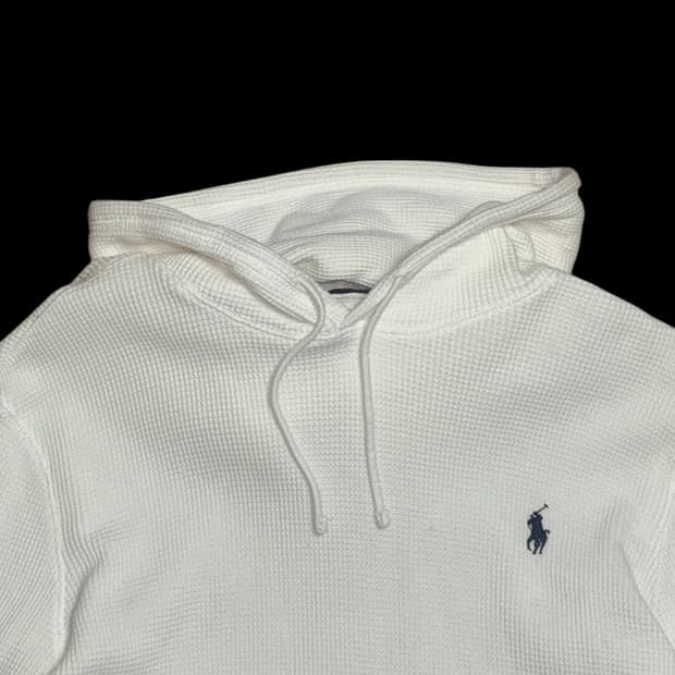 폴로 랄프로렌 와플 후드티 