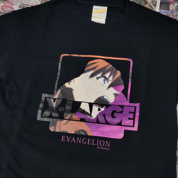 X-LARGE X 에반게리온 아스카 반팔 S