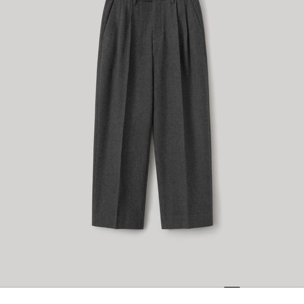 [01] 어나더오피스 산티아고 마일드 슬랙스 헤더 차콜